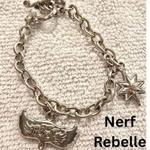 Nerf Rebelle Silver Charm Bracelet